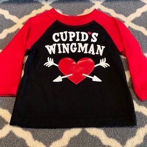 Boys 12 months Valentines Day shirt